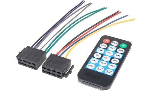 Автомагнитола Arnezi Wave P3, 1 DIN, USB/AUX/microSD/Bluetooth, 4х25Вт, пульт ДУ, зелёная подсветка, арт. A2009004