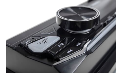 Автомагнитола Arnezi Wave P4, 1 DIN, USB/AUX/microSD/Bluetooth, 4х25Вт, пульт ДУ, синяя подсветка, держатель для смартфона, арт. A2009006