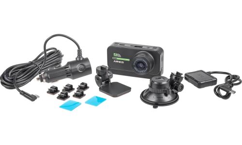 Видеорегистратор Arneazi D200, 8Мп, 3840x2160, обзор 170°, экран 3", 200мАч, WiFi, GPS, 1 камера, арт. A2011002