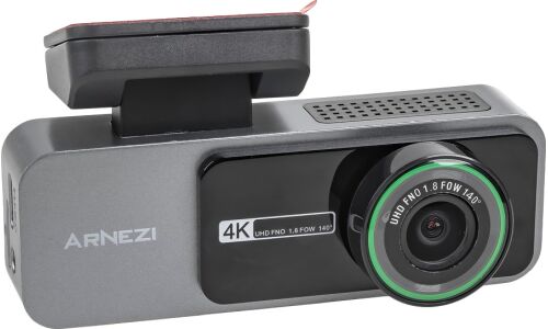 Видеорегистратор Arneazi D201, 2304х1296, обзор 170°, экран 1.47", WiFi, GPS, G-сенсор (датчик удара), 2 камеры, арт. A2011003