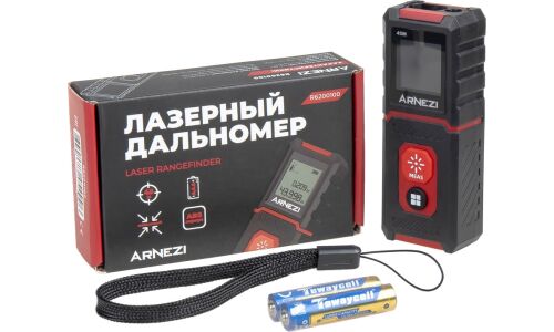 Дальномер лазерный Arnezi, диапазон 0.2–45м, класс лазера 2, арт. R6200100