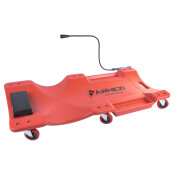 Лежак ремонтный подкатной 6 колес 1020x500x110 мм пластиковый с мягким подголовником и с фонарик ARNEZI, арт. R7201002