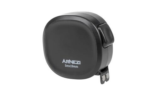 Рулетка Black 5м х 19мм с магнитным зацепом и автостопом ARNEZI, арт. R6200011