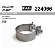 Хомут глушителя, силовой SS304 EAG EAG, арт. 224066