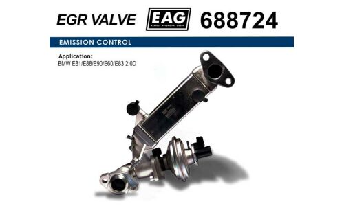Клапан EGR в сборе BMW E81/E88/E90/E60/E83 2.0D EAG EAG, арт. 688724