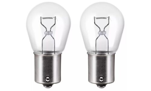 Лампа Osram Original Line P21W (BA15s, S25), 12В, 21Вт, комплект 2 шт, арт. 7506-2BL