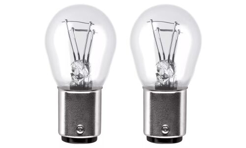 Лампа Osram Ultra Life P21/5W (BAY15d, S25), 12В, 21/5Вт, комплект 2 шт, арт. 7528ULT-2BL