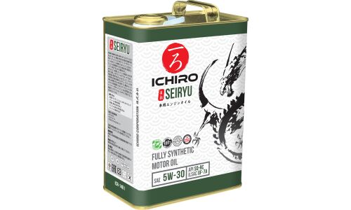 Масло моторное Ichiro Seiryu 5w30, синтетическое, API SQ RC, ILSAC GF-7A, универсальное, 4л, арт. ICR-1461-4