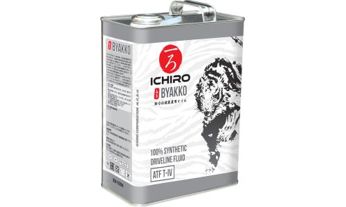 Масло трансмиссионное Ichiro Byakko ATF T-IV, синтетическое, для АКПП, 4л, арт. ICR-5304-4