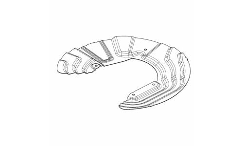 Кожух переднего правого тормозного диска для автомобилей BMW X3 (F25) (10-) / X4 (F26) (14-) | перед прав Trialli, арт. BDSP 2519