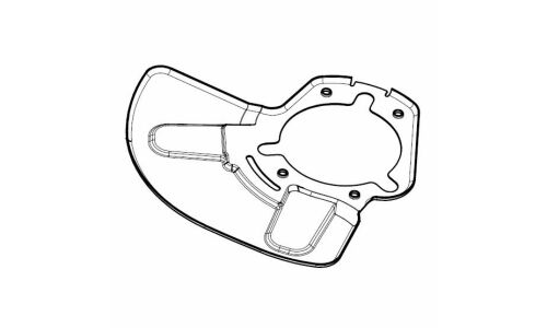 Кожух переднего правого тормозного диска для автомобилей Opel Astra H (04-) / Zafira B (05-) | перед прав Trialli, арт. BDSP 2553
