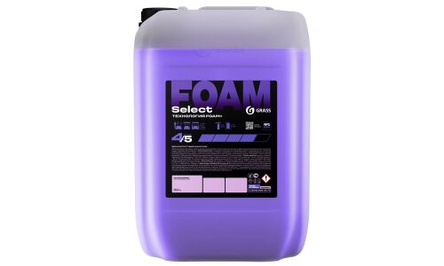 Автошампунь Grass Foam Select, для бесконтактной мойки, канистра 23.5кг, арт. 110553