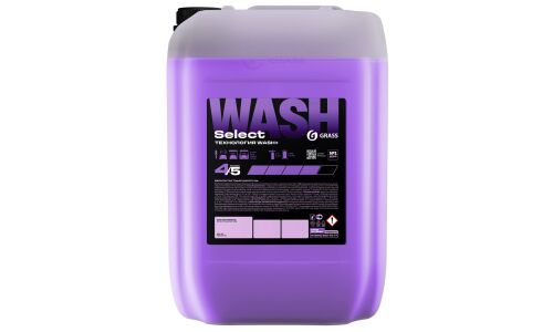 Автошампунь Grass Select Wash, для бесконтактной мойки, концентрат, канистра 24кг, арт. 110554