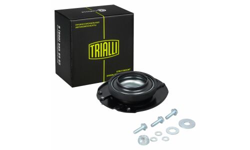 Комплект амортизационной опоры Trialli (опора + подшипник), передний, правый, для Peugeot 206, арт. SA 2073