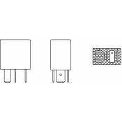 Реле 12V 20A 4 контакта для автомобилей Лада Largus (12-)/Renault Logan (04-) (голубое) STARTVOLT, арт. SCR 0903