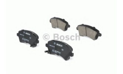 Колодки тормозные дисковые Bosch, передние, комплект на ось (4 шт), арт. 0 986 424 735