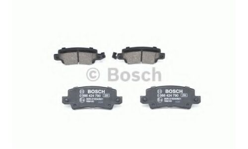 Колодки тормозные дисковые Bosch, задние, комплект на ось (4 шт), арт. 0 986 424 790