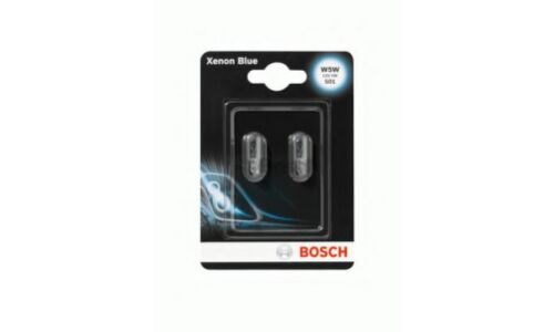Лампа Bosch Xenon Blue W5W (W2.1x9.5d, T10), 12В, 5Вт, комплект 2 шт
