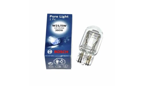 Лампа Bosch Pure Light W21/5W (W3x16q, T20), 12В, 21/5Вт, 1 шт, арт. 1 987 302 252