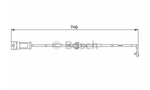Датчик износа тормозных колодок Bosch, арт. 1 987 474 934