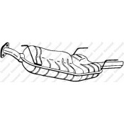 Глушитель выхлопных газов Bosal, задний, арт. 185-411