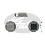 Крышка расширительного бачка системы охлаждения Gates, для Volvo S70 / S80 / V90 / XC70 / XC90, арт. RC206 Крышка расширительного бачка системы охлаждения Gates, для Volvo S70 / S80 / V90 / XC70 / XC90, арт. RC206