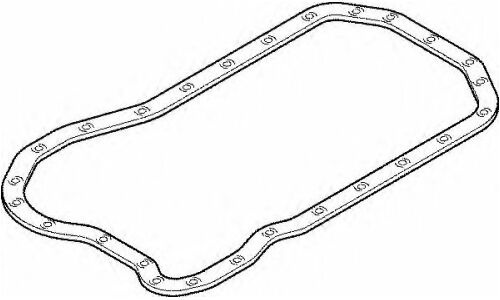 Прокладка поддона картон технический Elring, арт. 616.510