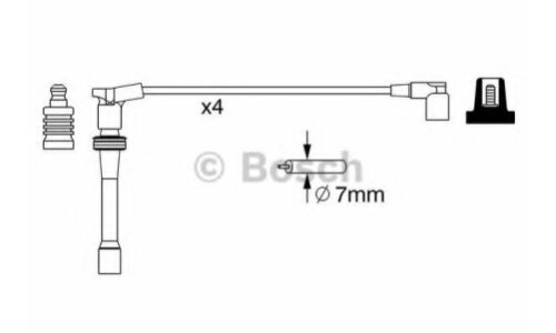 Комплект высоковольтных проводов Bosch, арт. 0 986 357 260