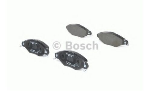 Колодки тормозные дисковые Bosch, передние, комплект на ось (4 шт), арт. 0 986 424 453