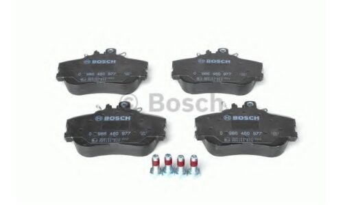 Колодки тормозные дисковые Bosch, передние, комплект на ось (4 шт), арт. 0 986 460 977
