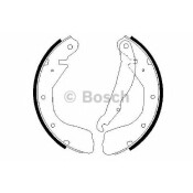 Колодки тормозные барабанные Bosch, комплект на ось (4 шт), арт. 0 986 487 263