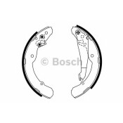 Колодки тормозные барабанные Bosch, комплект на ось (4 шт), арт. 0 986 487 555