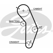 Ремень ГРМ Gates, арт. 5352XS