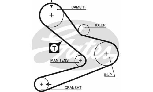 98154х30 Ремень ГРМ Gates, арт. 5495XS
