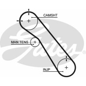 Ремень ГРМ Gates, арт. 5548XS