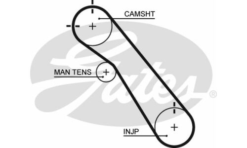 Ремень ГРМ Gates, арт. 5548XS