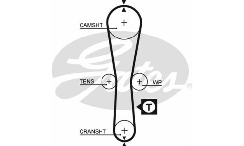 Комплект ремня ГРМ Gates, арт. K015454XS