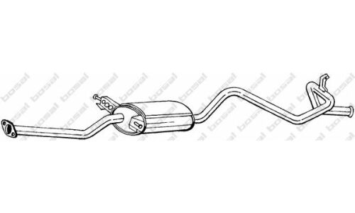 Глушитель выхлопных газов Bosal, задний, арт. 288-217
