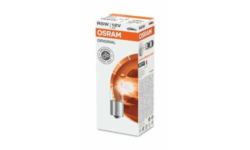 Лампа Osram Original Line R5W (BA15s, G18), 12В, 5Вт, 3200К, 1 шт, арт. 5007
