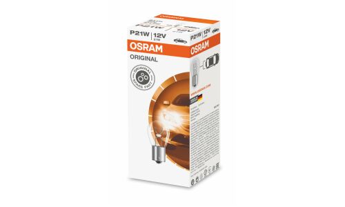 Лампа Osram Original Line P21W (BA15s, S25), 12В, 21Вт, арт. 7506