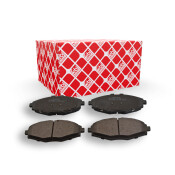 Колодки тормозные дисковые Febi, передние, комплект на ось (4 шт), арт. 16341