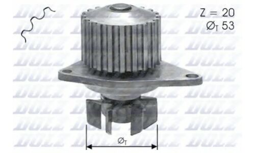 Водяной насос (помпа) системы охлаждения Dolz, арт. C-110