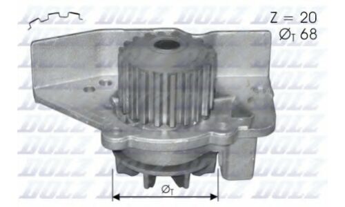 Водяной насос (помпа) системы охлаждения Dolz, арт. C-118