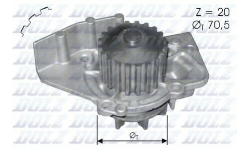 Водяной насос (помпа) системы охлаждения Dolz, арт. C-120