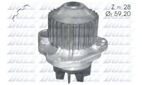 Водяной насос (помпа) системы охлаждения Dolz, арт. C-123