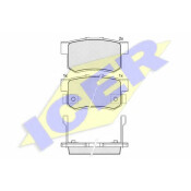 Колодки тормозные дисковые | зад Icer, арт. 181187