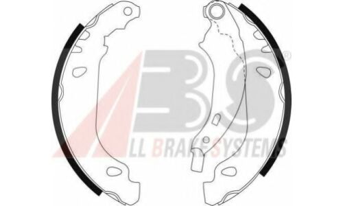 Колодки тормозные барабанные   | зад ABS, арт. 9092