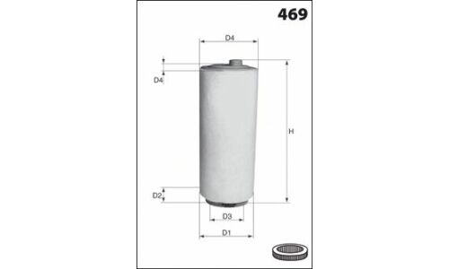 Фильтр воздушный Mecafilter, арт. EL3954