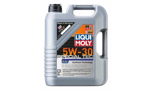Масло моторное Liqui Moly Special Tec LL 5w30 синтетическое, SL, ACEA A3/B4, универсальное, 5л, арт. 8055/2448