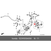 Сайлентблок заднего рычага Honda, арт. 52395-S5A-004